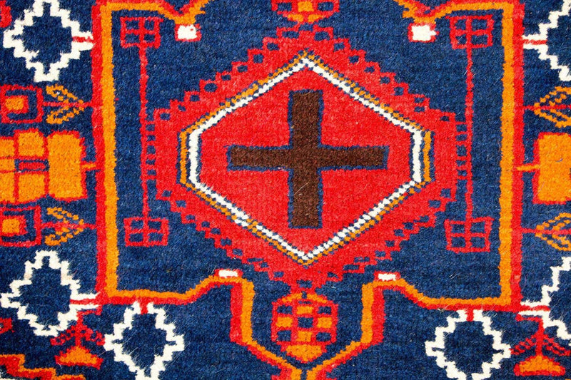 Belutsch Teppich 136 x 80 cm - mehrfarbig