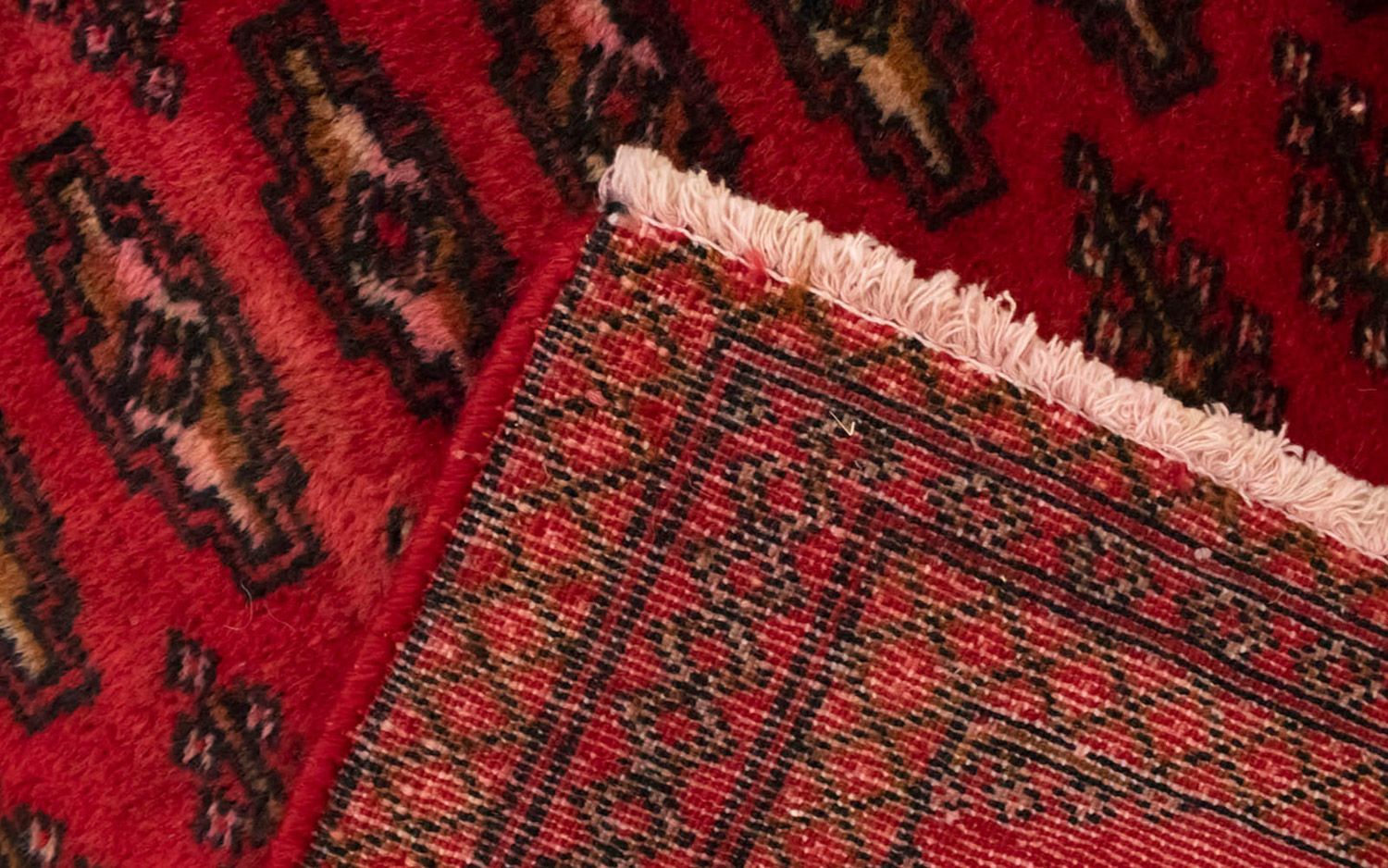 Turkaman Teppich 130 x 60 cm - rot