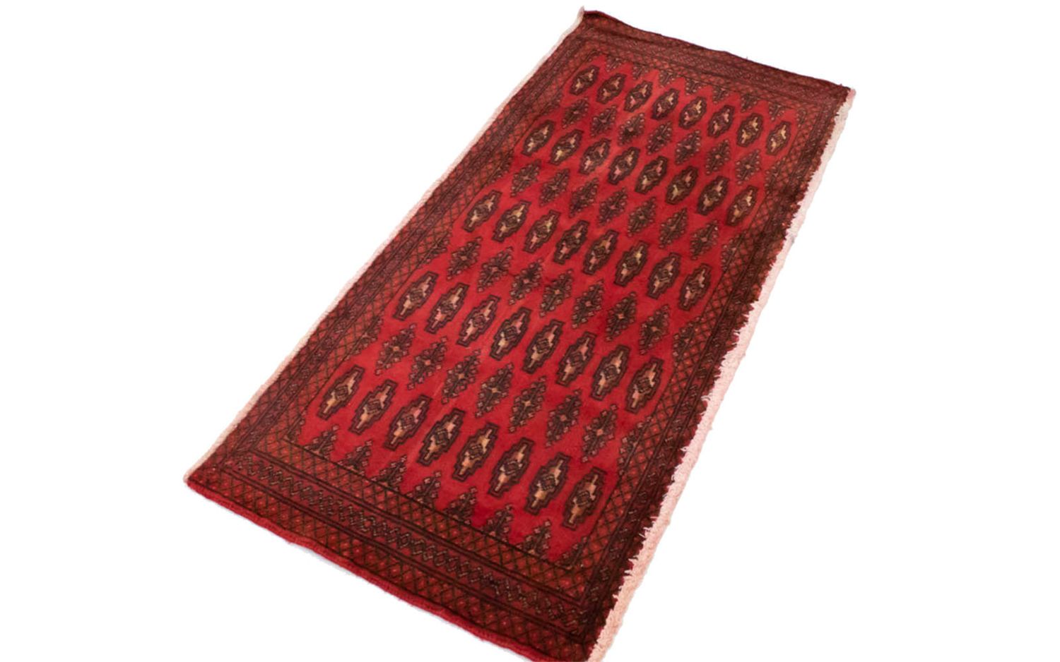 Turkaman Teppich 130 x 60 cm - rot