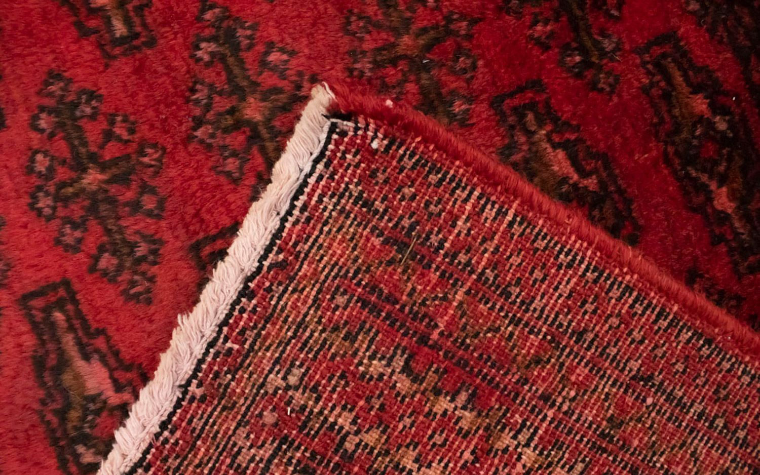 Turkaman Teppich 130 x 60 cm - rot