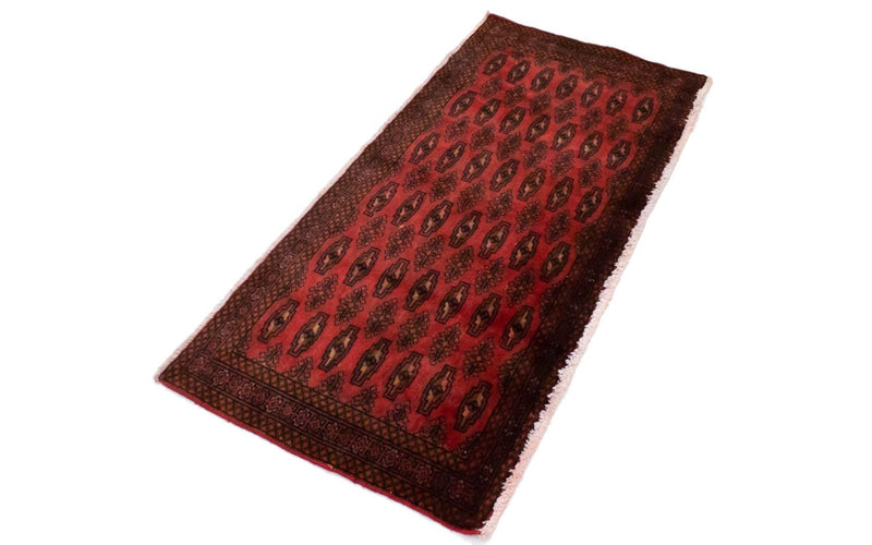 Turkaman Teppich 130 x 60 cm - rot