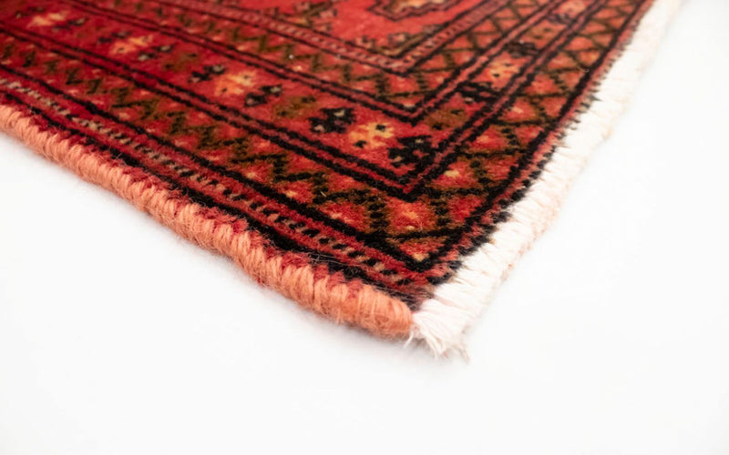 Turkaman Teppich 100 x 50 cm - rot