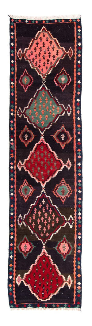 Kelim Teppich - Old 370 x 100 cm - mehrfarbig