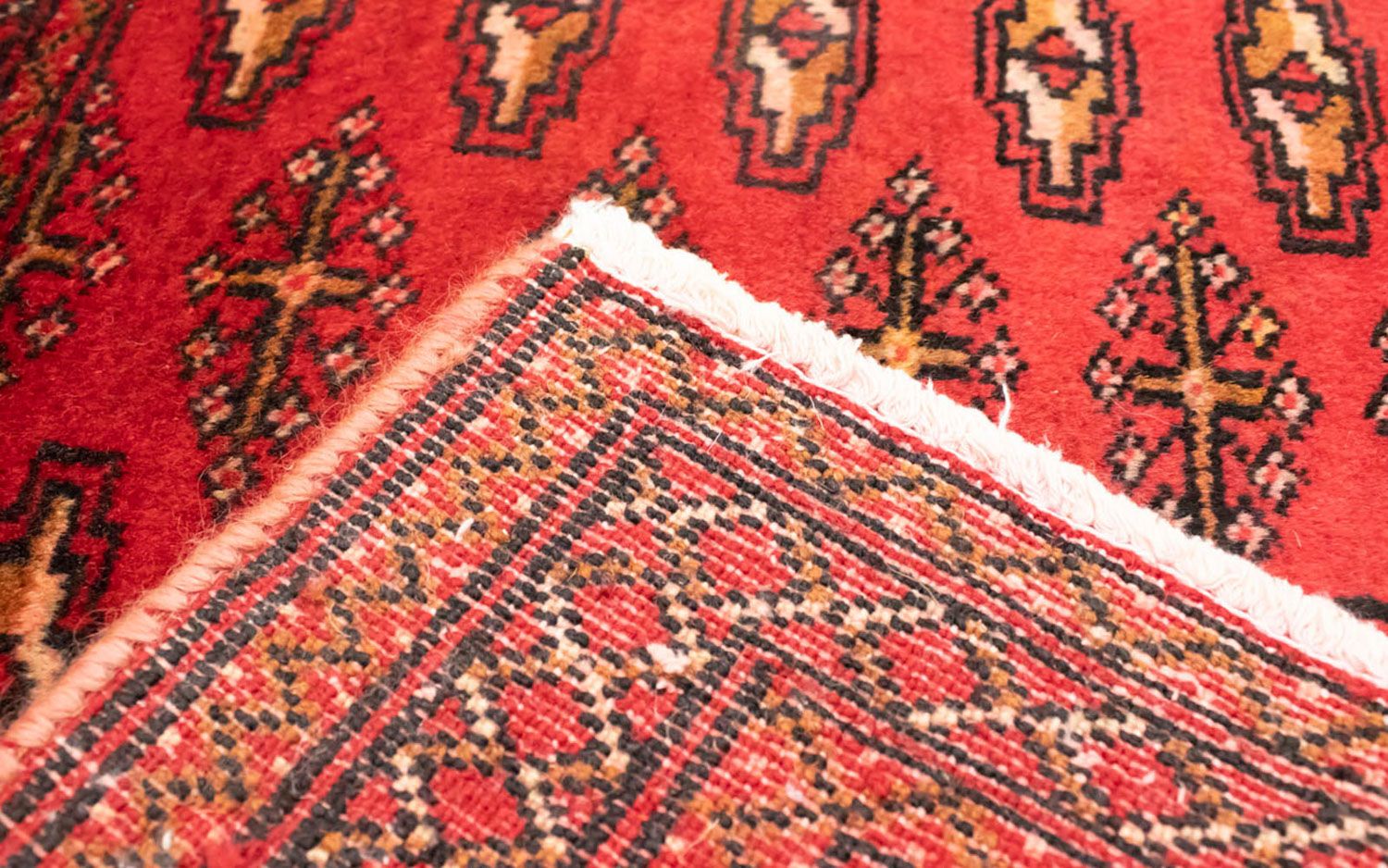 Turkaman Teppich 100 x 50 cm - rot