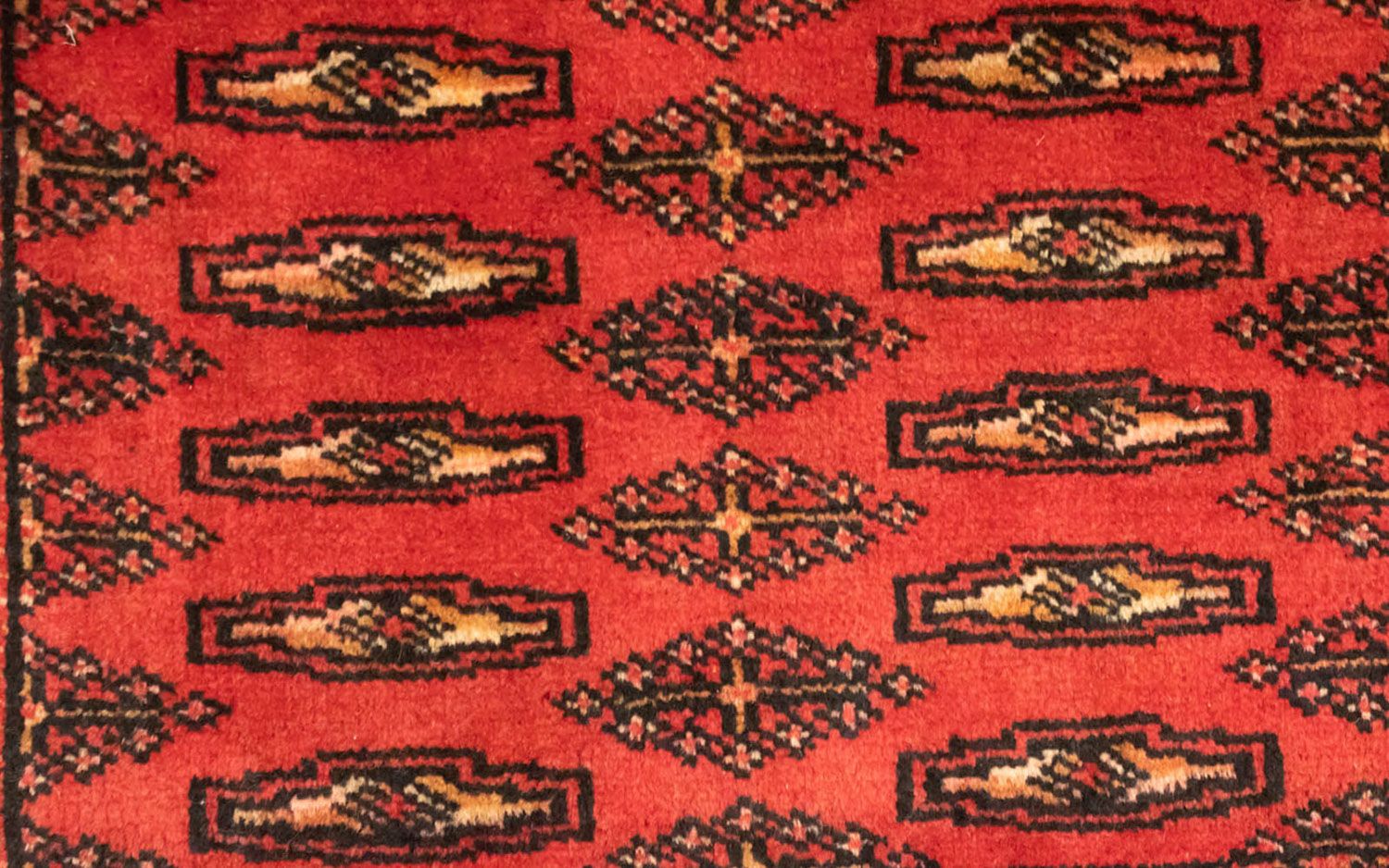 Turkaman Teppich 100 x 50 cm - rot