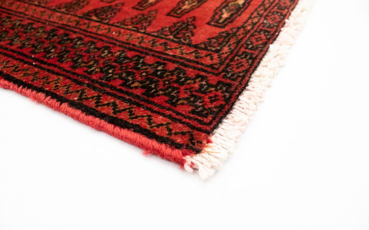 Turkaman Teppich 100 x 50 cm - rot