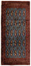 Turkaman Teppich 130 x 60 cm - blau