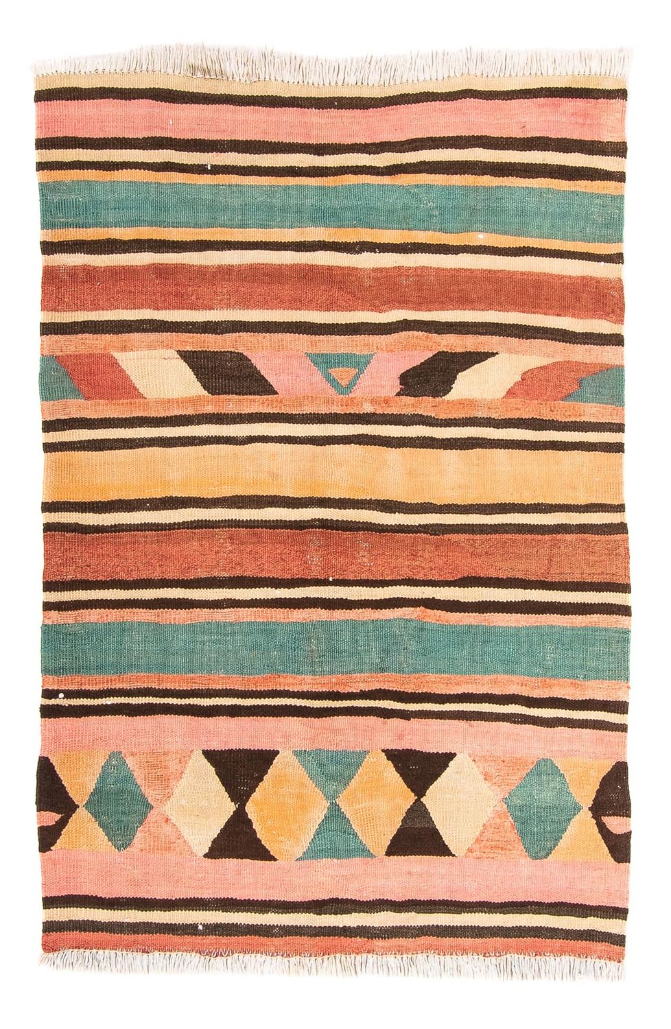 Kelim Teppich - Old 160 x 120 cm - mehrfarbig