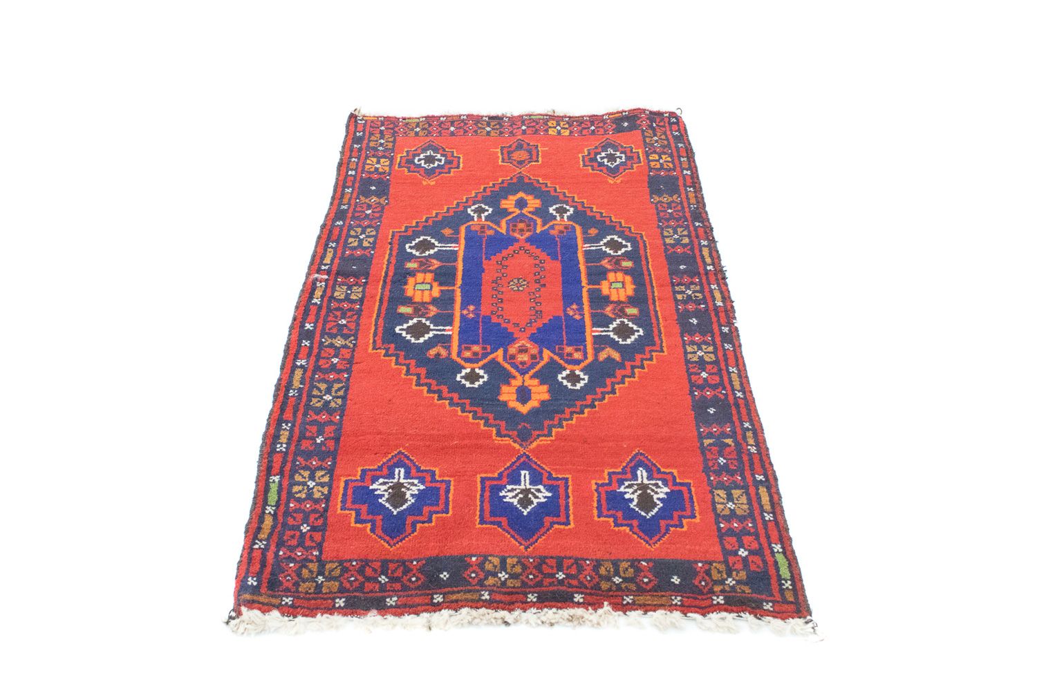 Belutsch Teppich 138 x 79 cm - orange