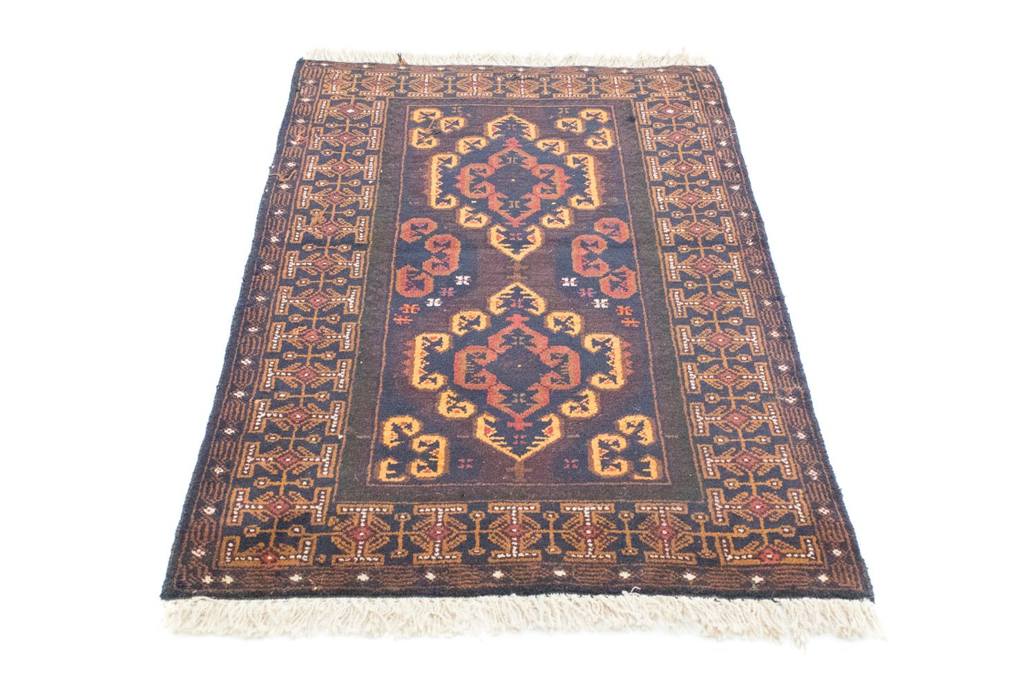 Belutsch Teppich 134 x 81 cm - braun