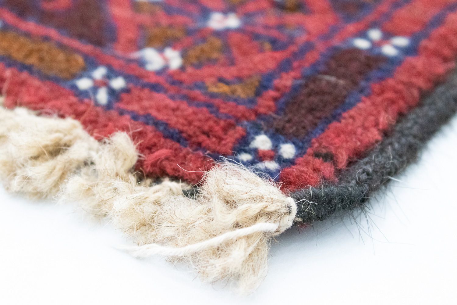 Belutsch Teppich 131 x 82 cm - blau