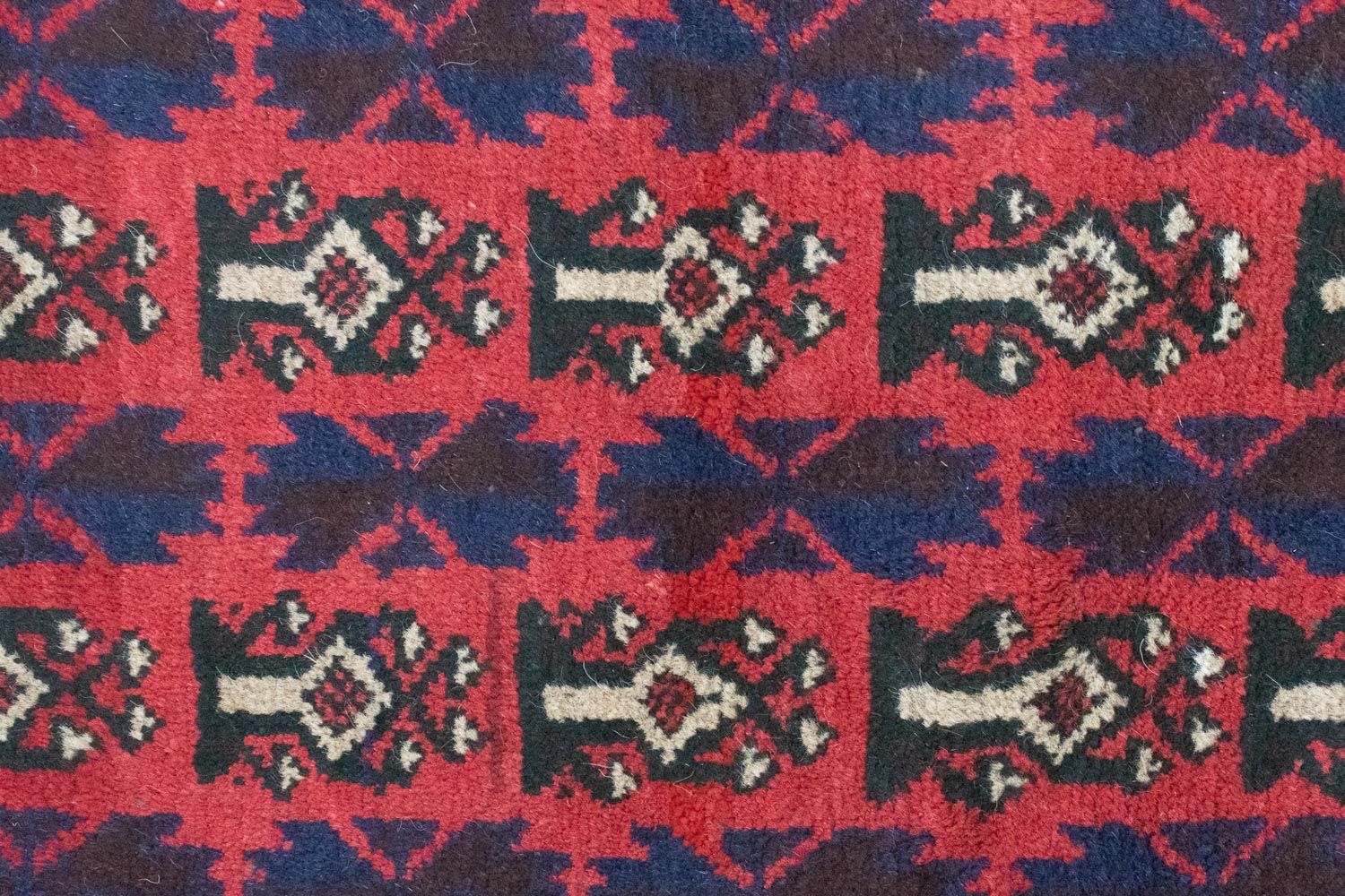 Belutsch Teppich 126 x 73 cm - rot