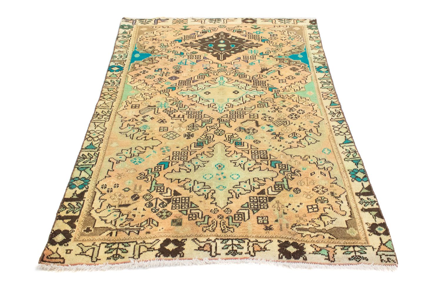 Perserteppich - Nomadic 160 x 115 cm - hellbraun