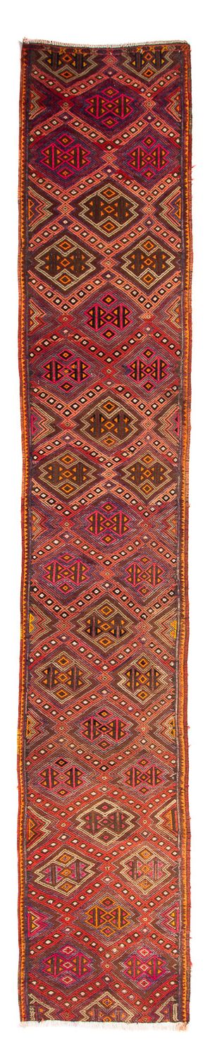 Kelim Teppich - Old 380 x 70 cm - mehrfarbig