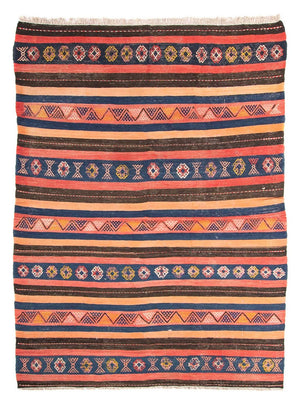 Kelim Teppich - Old 220 x 155 cm - mehrfarbig