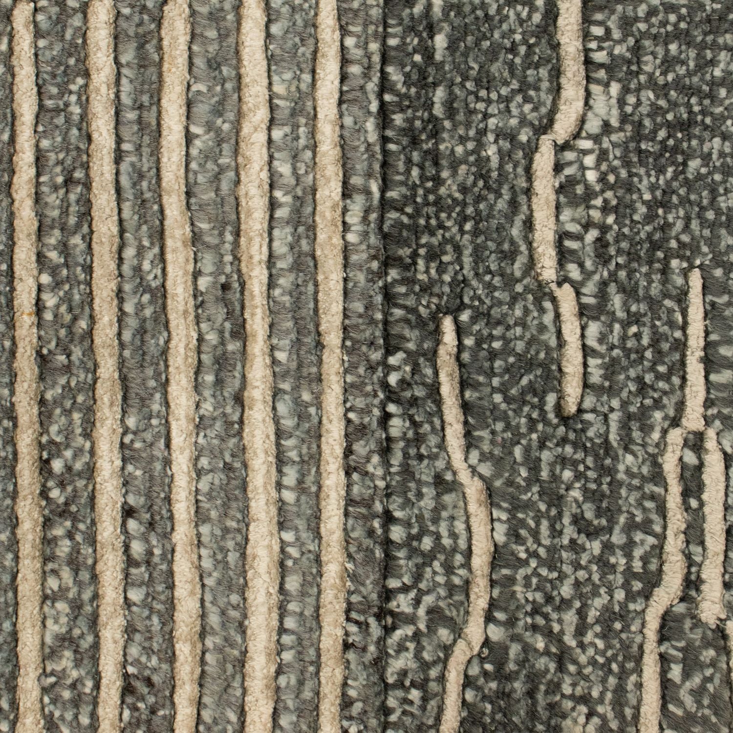 Nepal Teppich 300 x 200 cm - grau