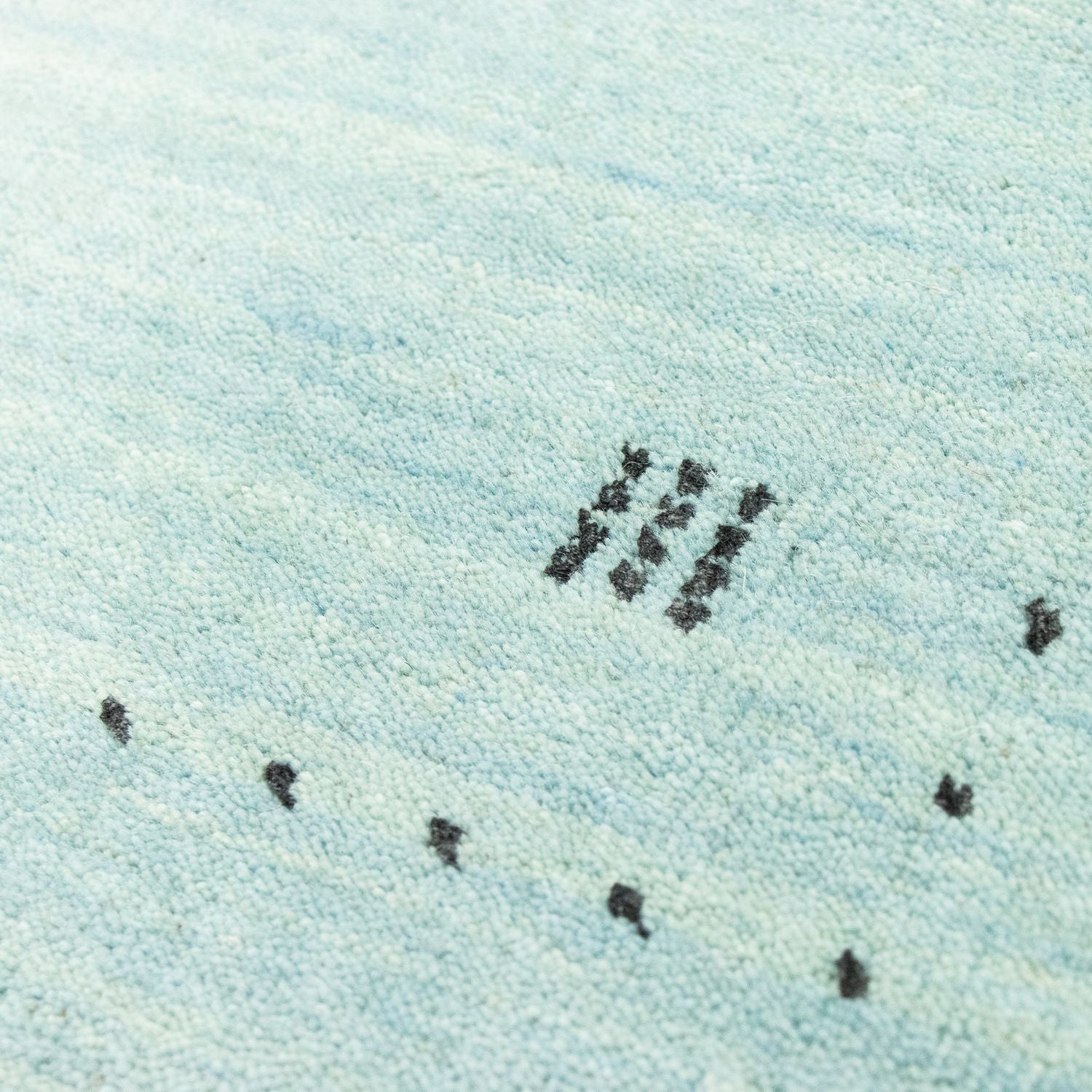 Gabbeh Teppich - Softy 142 x 73 cm - hellblau