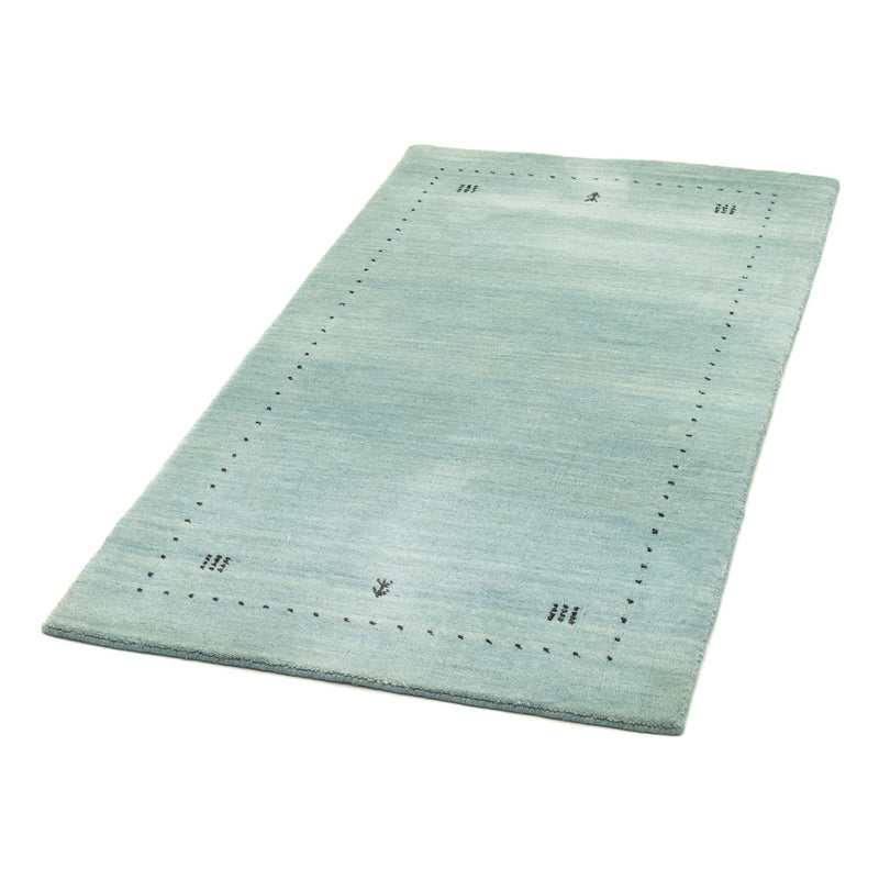 Gabbeh Teppich - Softy 142 x 73 cm - hellblau