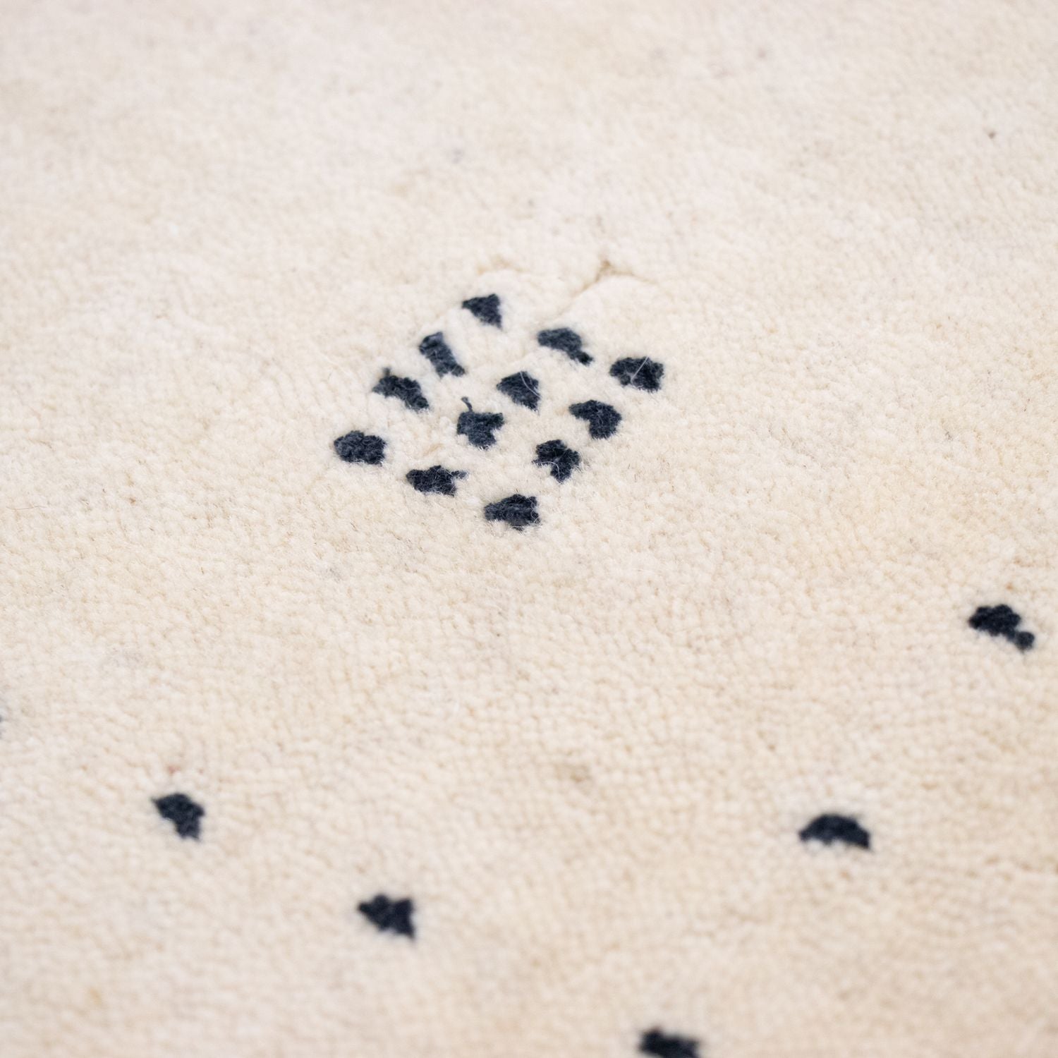 Gabbeh Teppich - Softy 90 x 60 cm - naturweiß