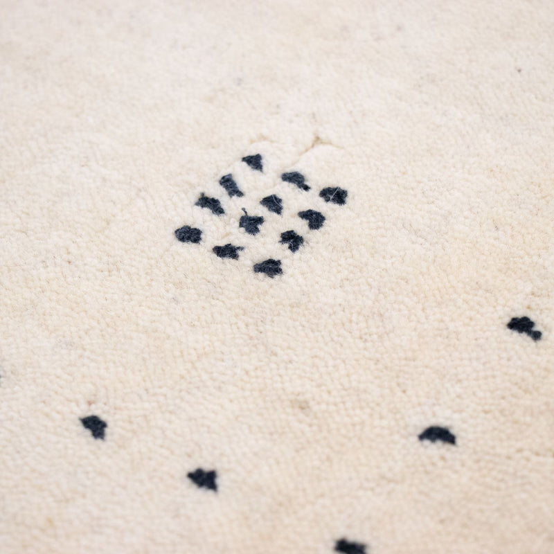 Gabbeh Teppich - Softy 90 x 60 cm - naturweiß
