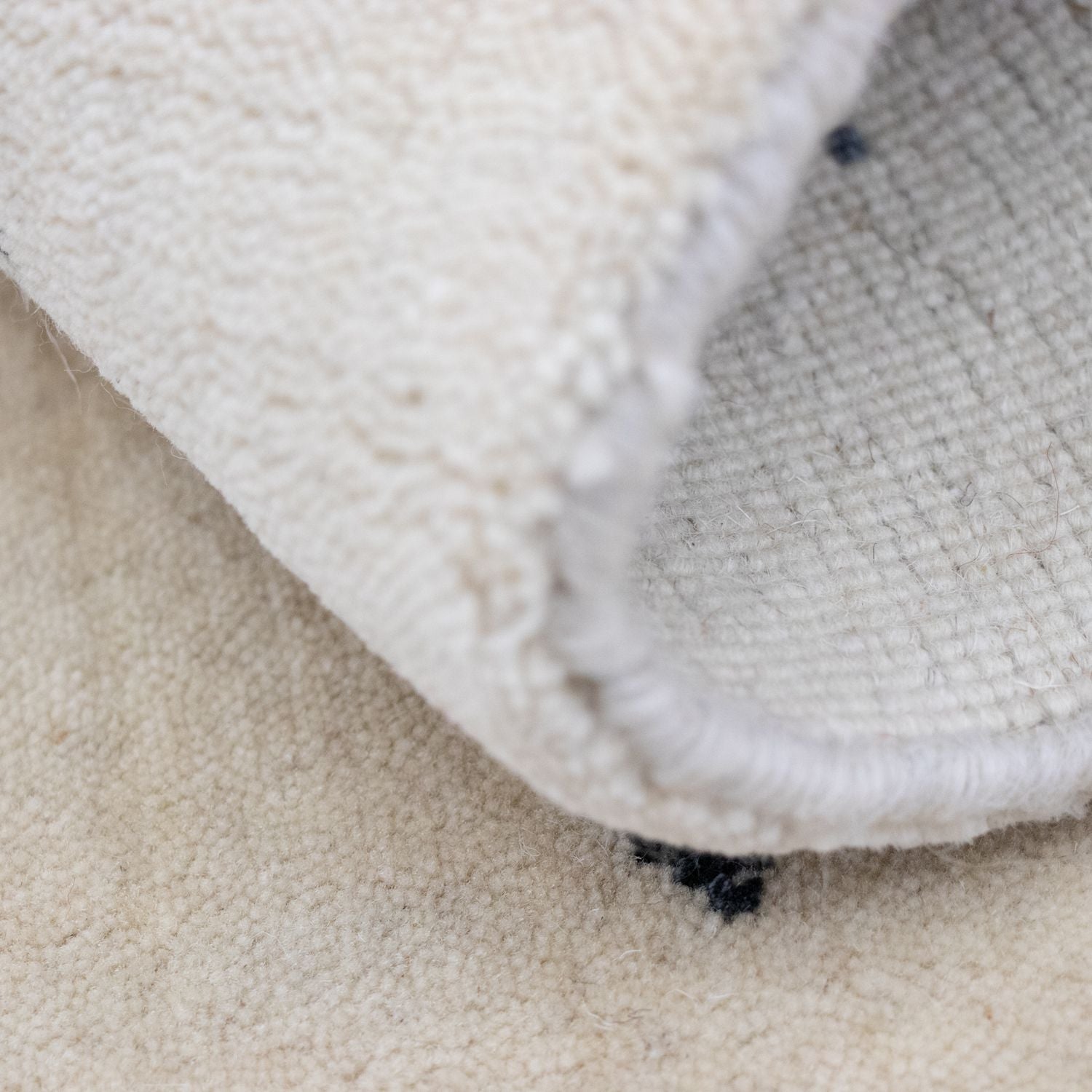 Gabbeh Teppich - Softy 90 x 60 cm - naturweiß