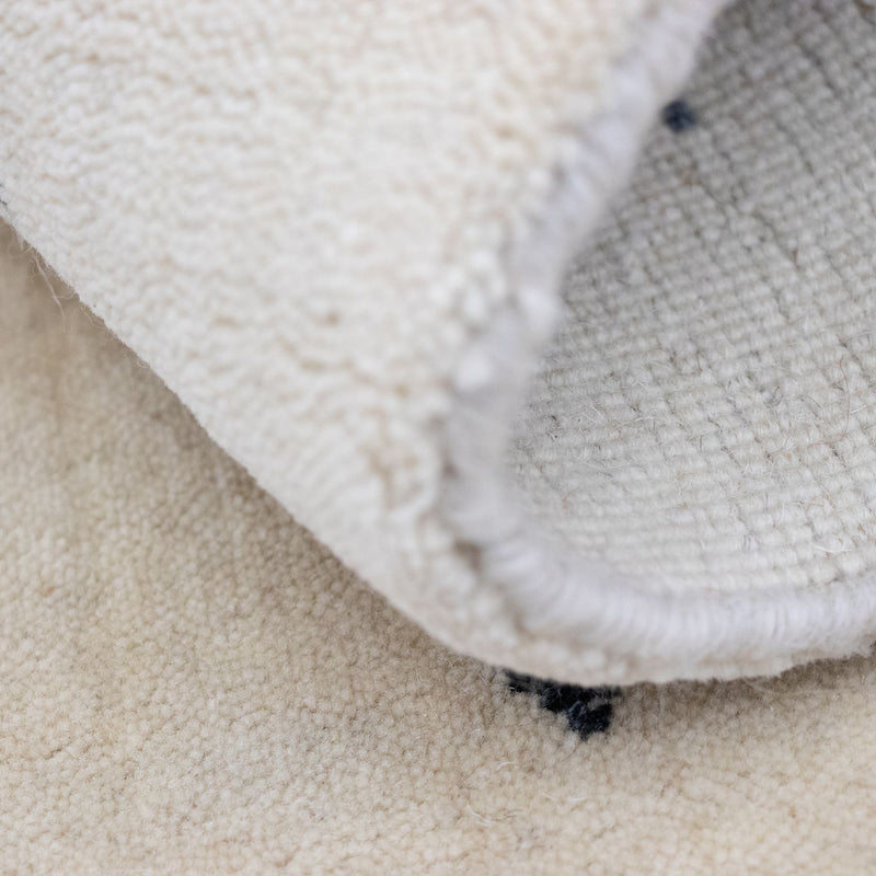 Gabbeh Teppich - Softy 90 x 60 cm - naturweiß