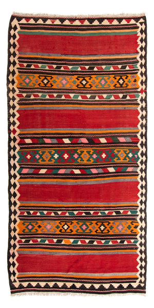 Kelim Teppich - Old 270 x 145 cm - mehrfarbig