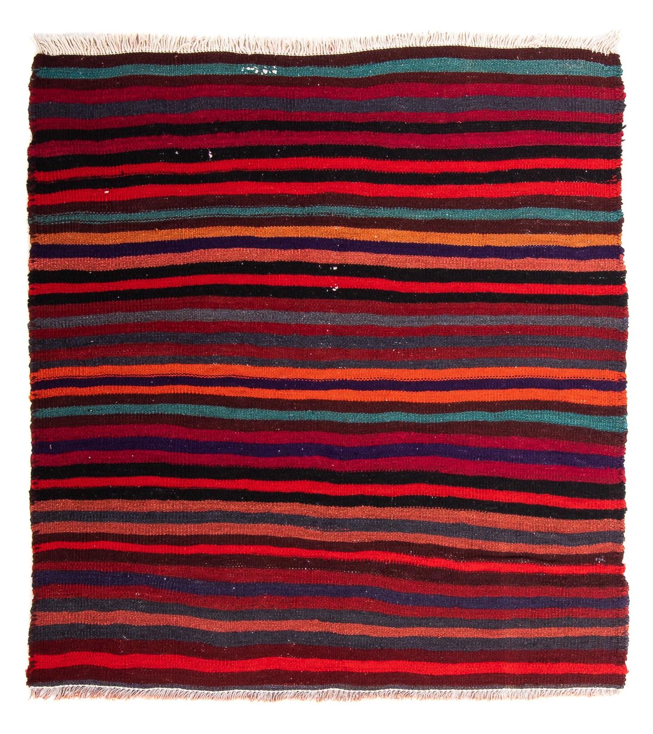 Kelim Teppich - Old 105 x 90 cm - mehrfarbig