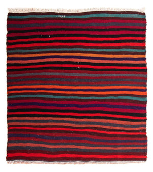 Kelim Teppich - Old 105 x 90 cm - mehrfarbig