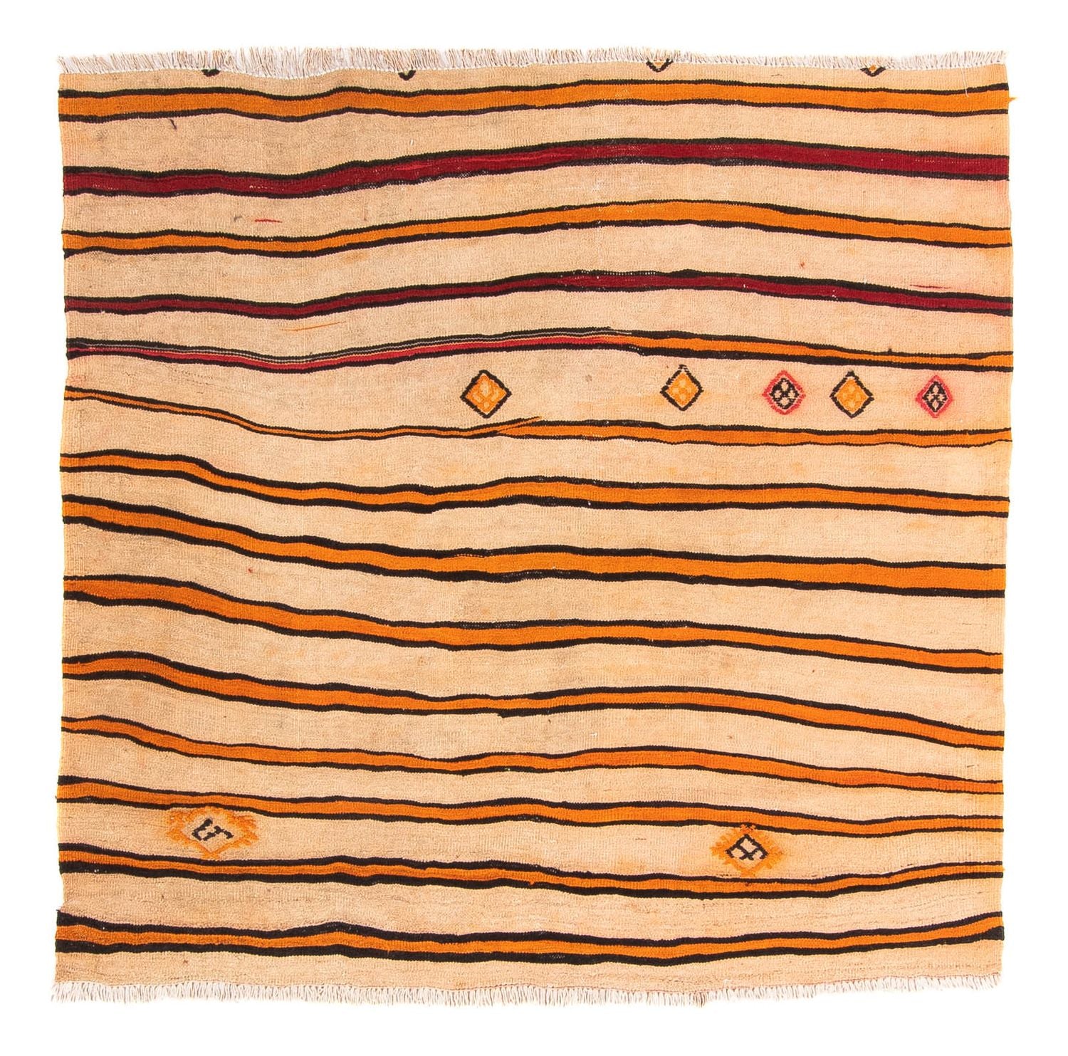 Kelim Teppich - Old 147 x 150 cm - mehrfarbig