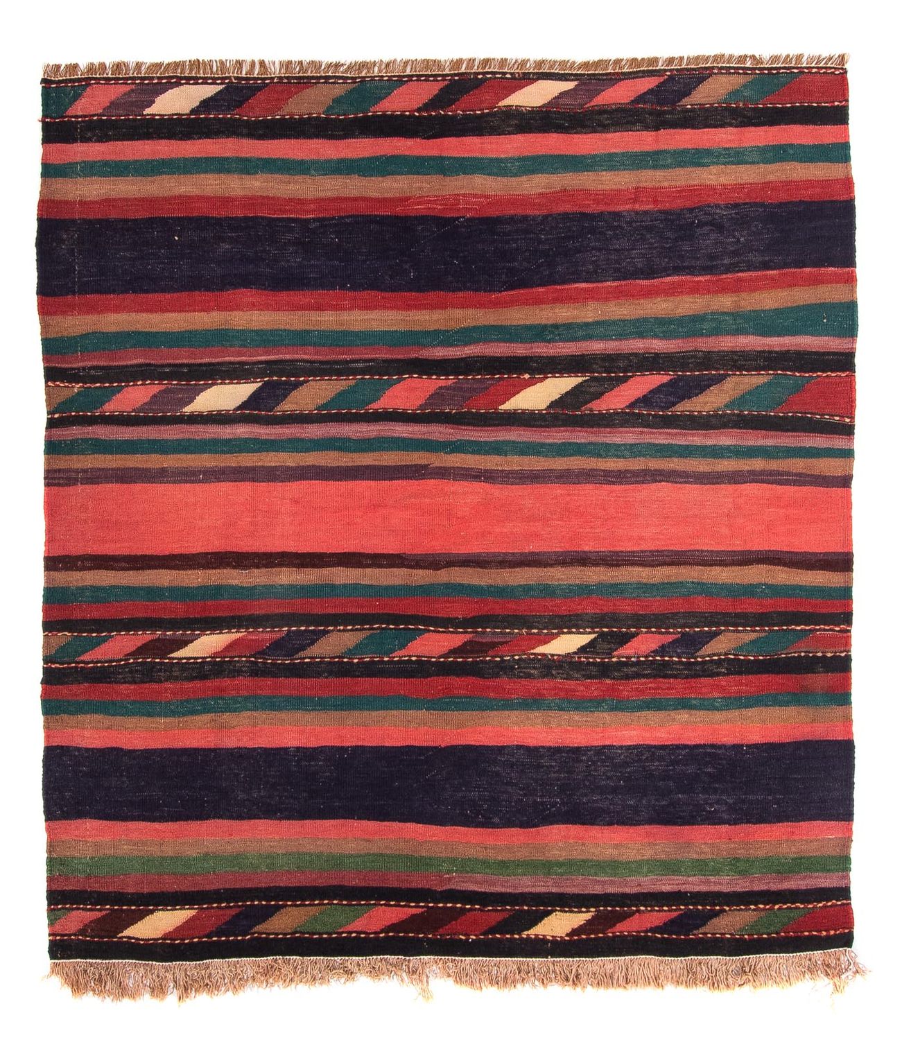 Kelim Teppich - Old 170 x 160 cm - mehrfarbig