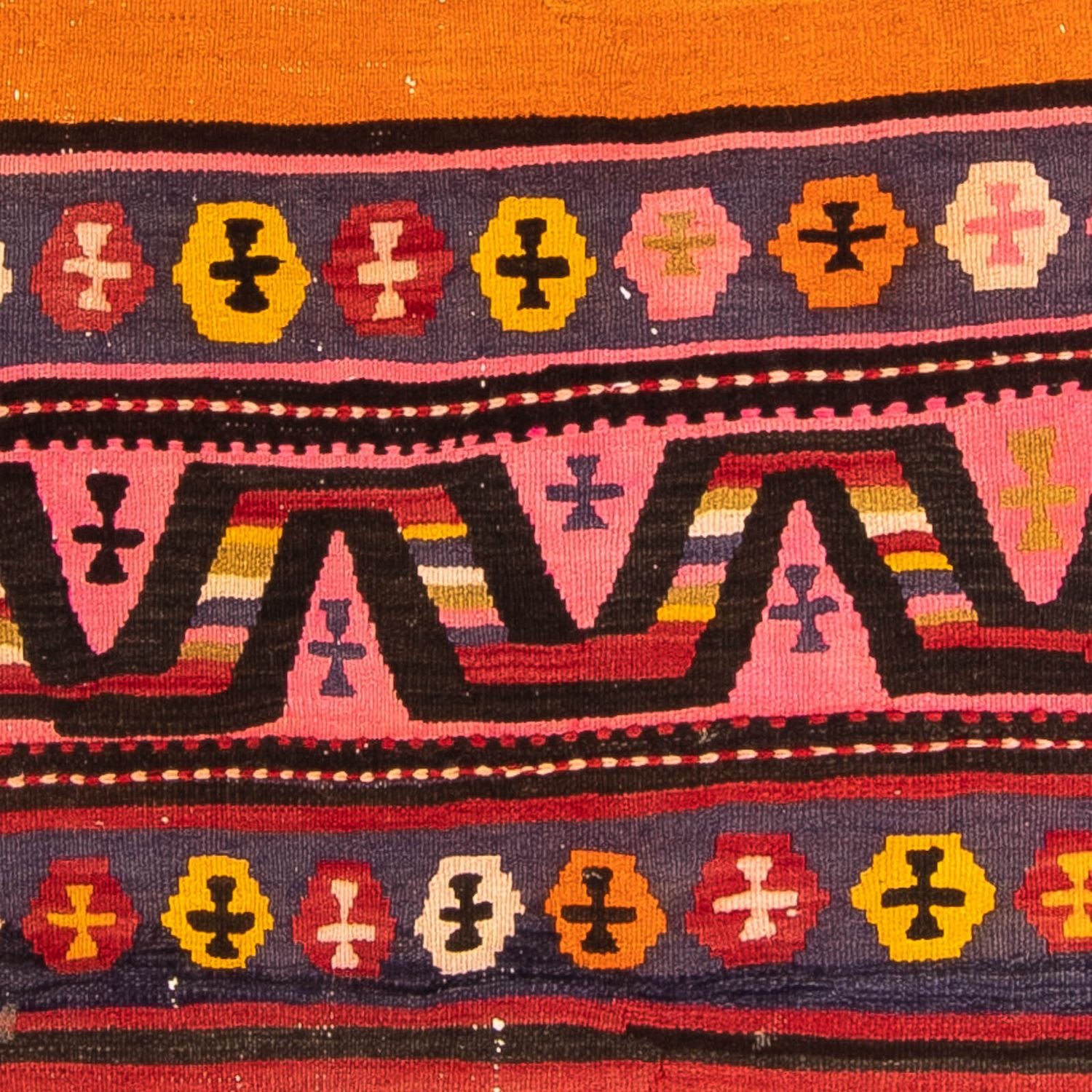 Kelim Teppich - Old 220 x 135 cm - mehrfarbig