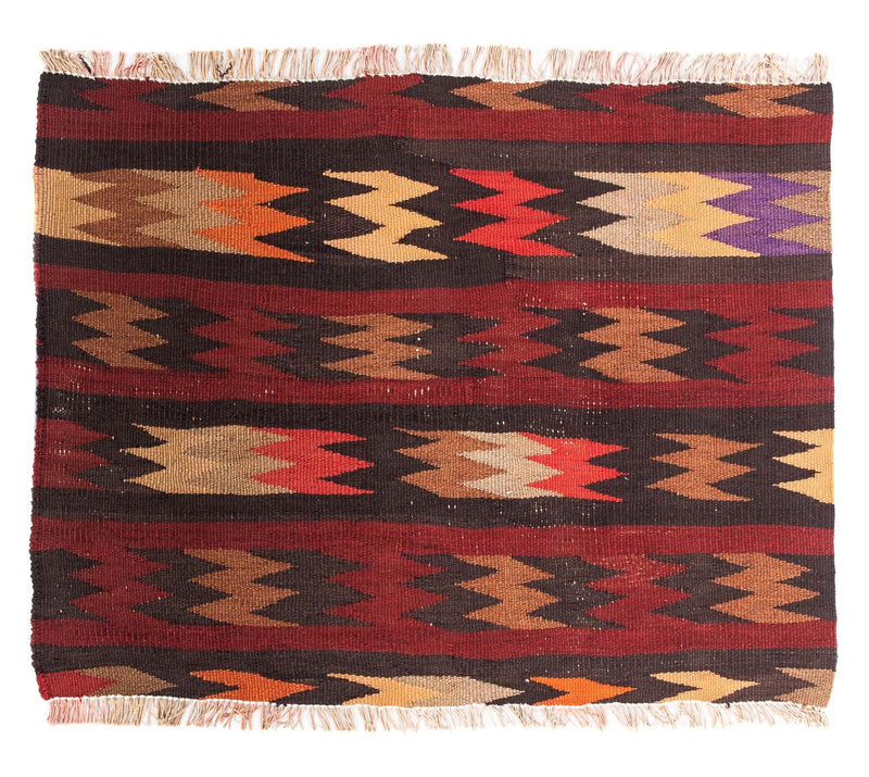 Kelim Teppich - Old 95 x 75 cm - mehrfarbig