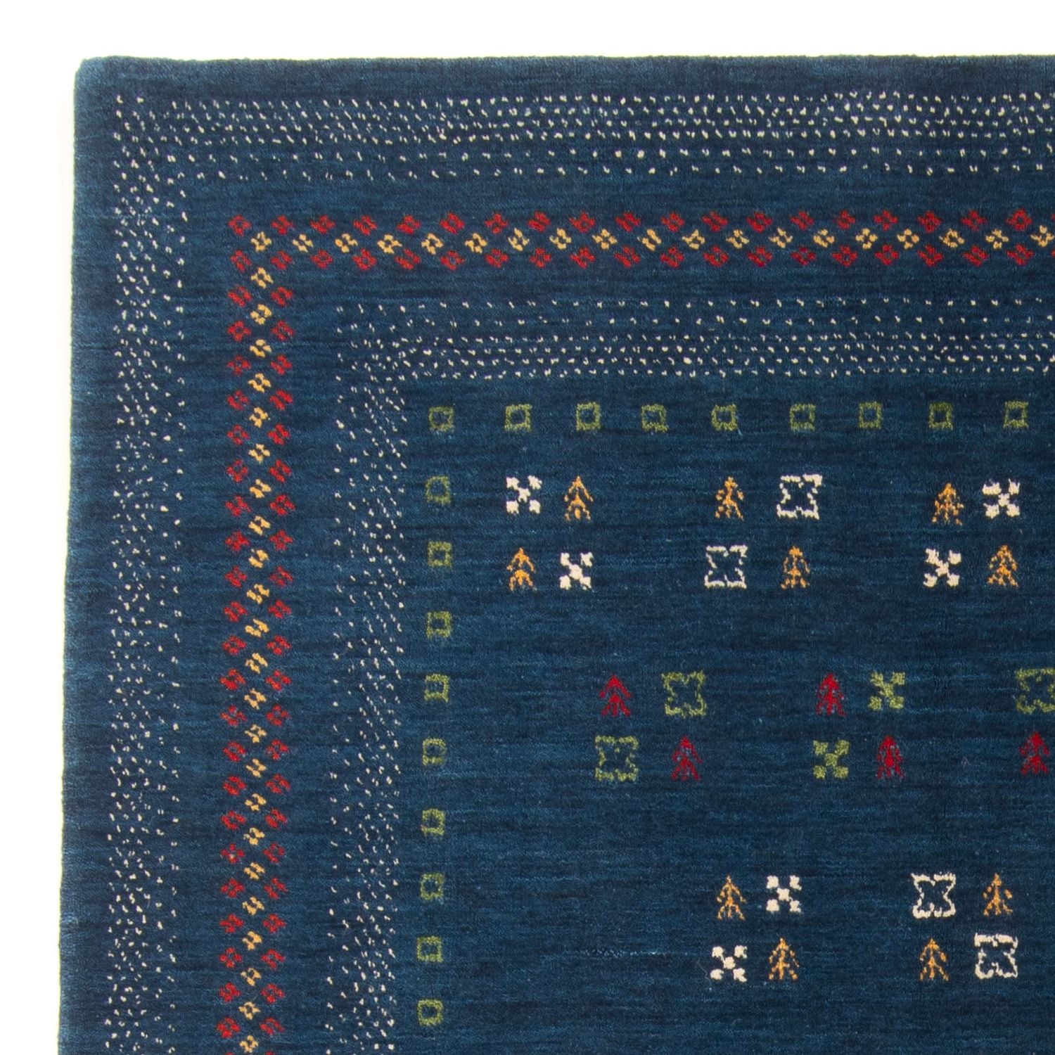 Gabbeh Teppich - Loribaft Softy 197 x 143 cm - mehrfarbig