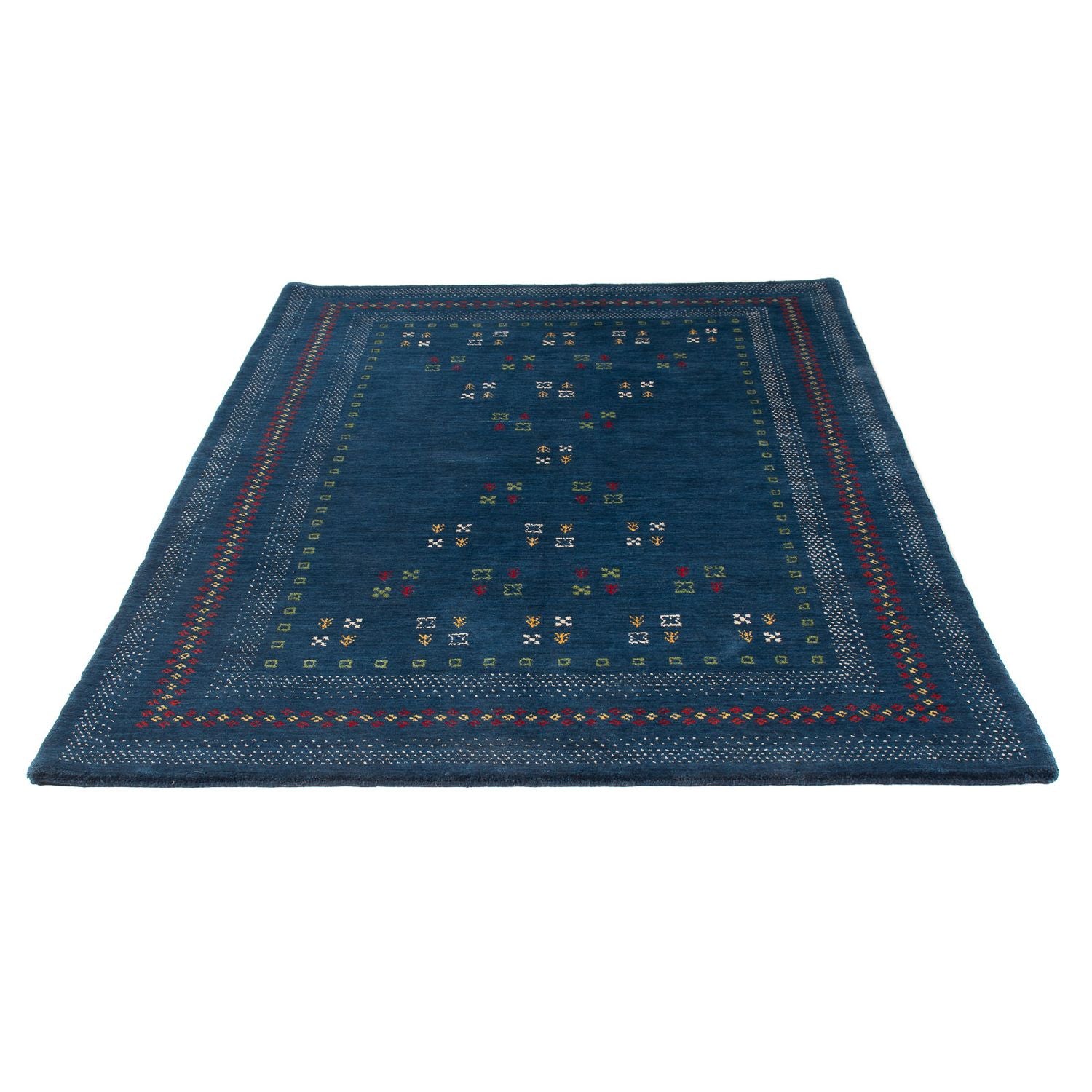 Gabbeh Teppich - Loribaft Softy 197 x 143 cm - mehrfarbig