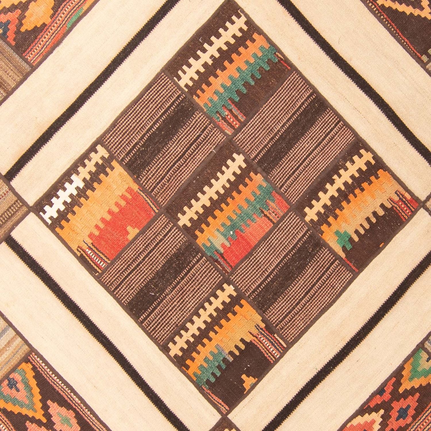 Patchwork Teppich 230 x 160 cm - mehrfarbig
