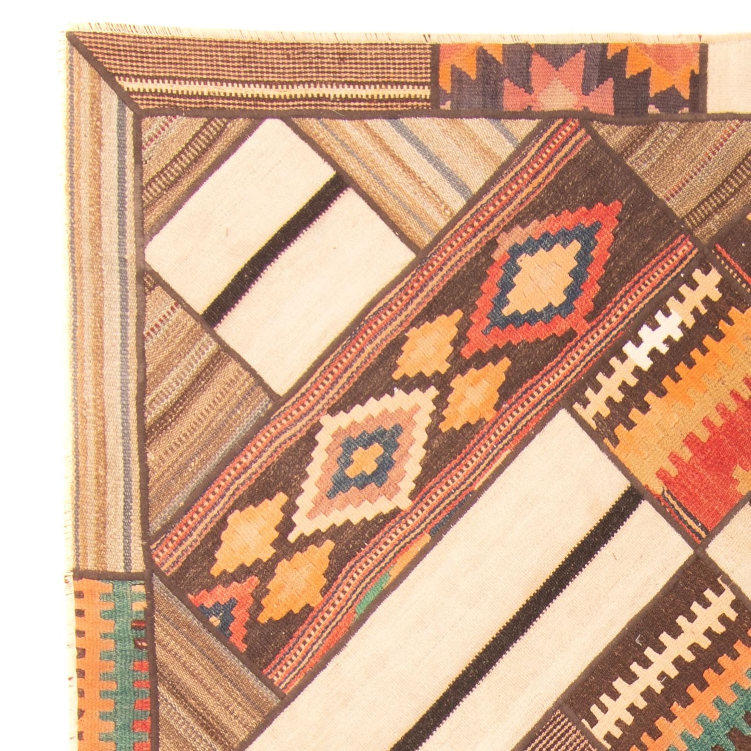 Patchwork Teppich 230 x 160 cm - mehrfarbig
