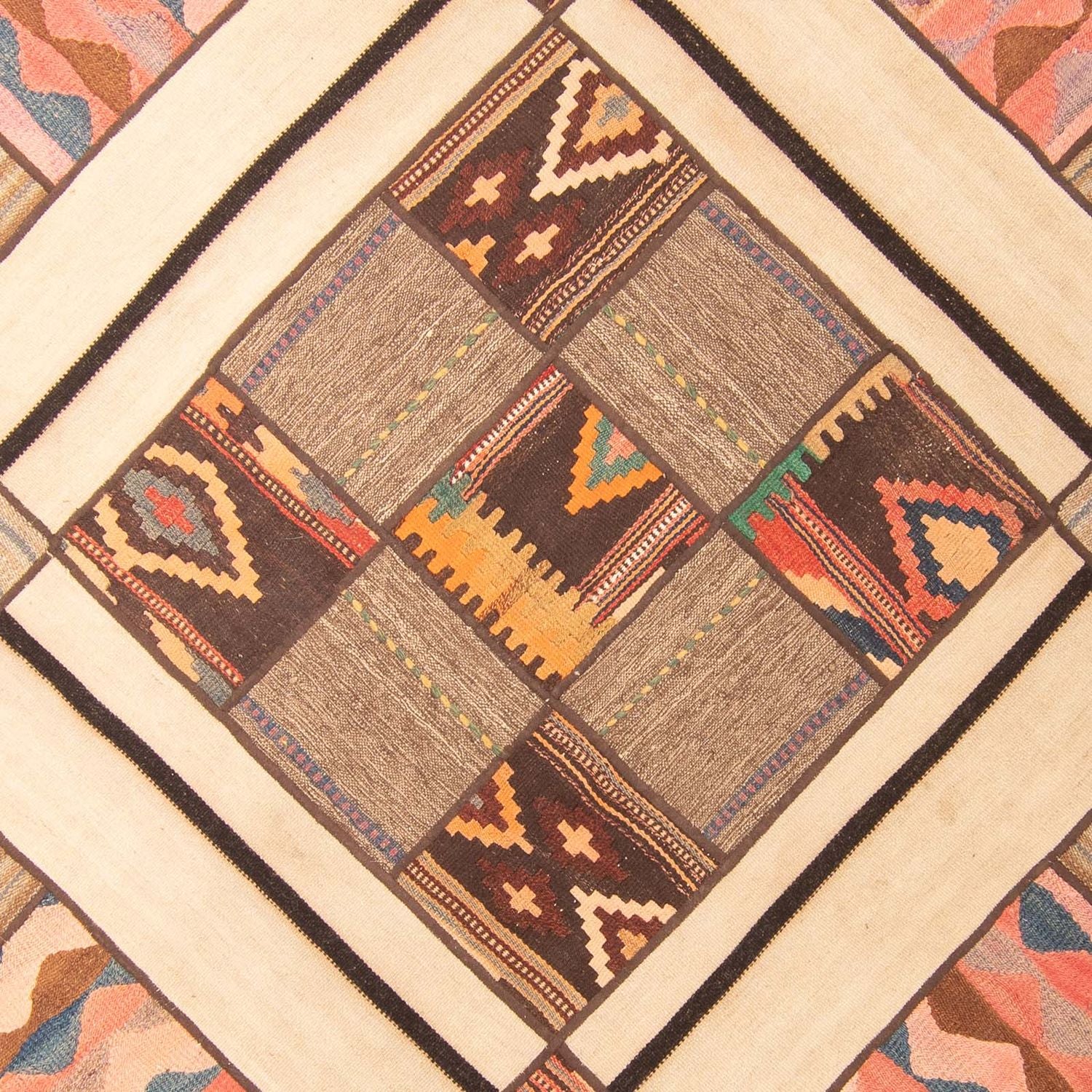 Patchwork Teppich 230 x 160 cm - mehrfarbig