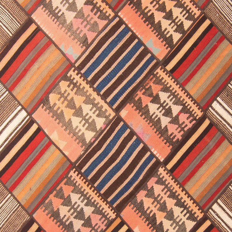 Patchwork Teppich 200 x 150 cm - mehrfarbig