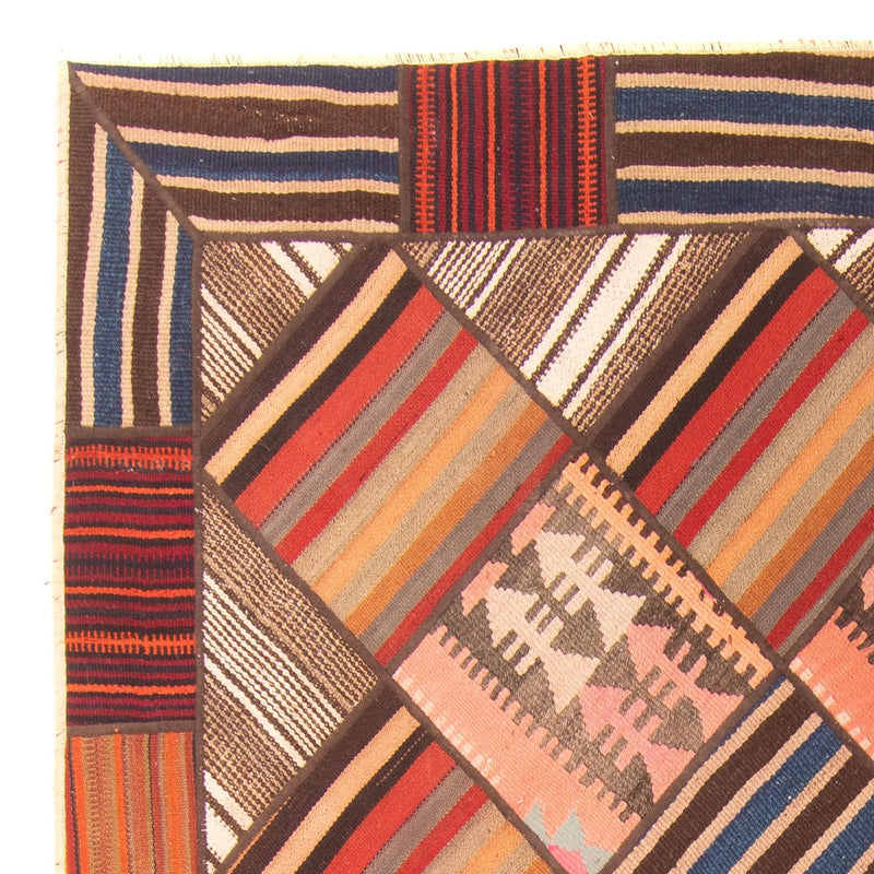 Patchwork Teppich 200 x 150 cm - mehrfarbig