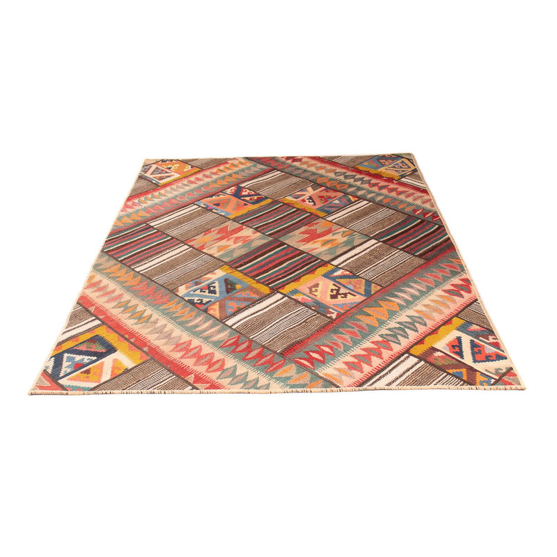 Patchwork Teppich 200 x 150 cm - mehrfarbig