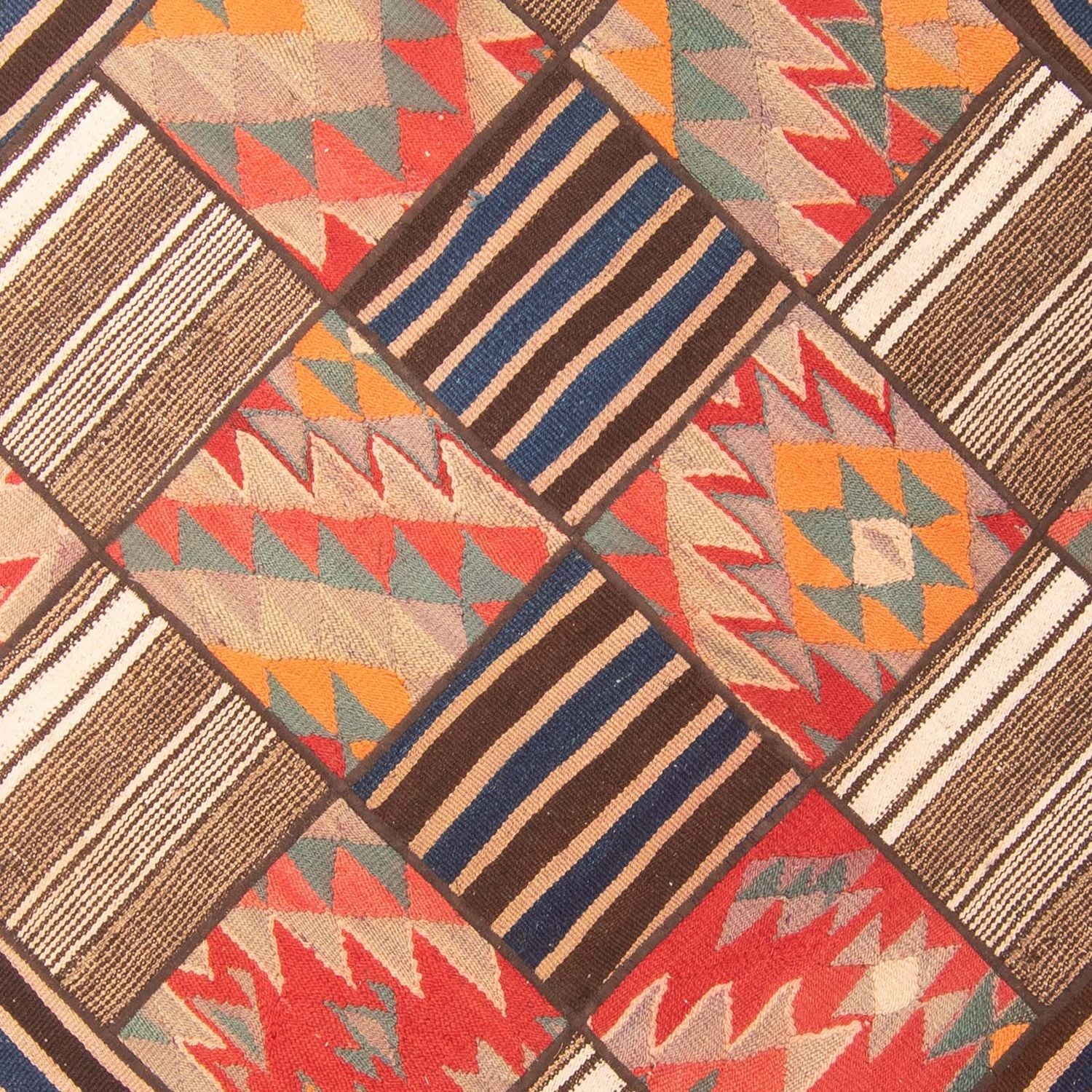 Patchwork Teppich 200 x 150 cm - mehrfarbig