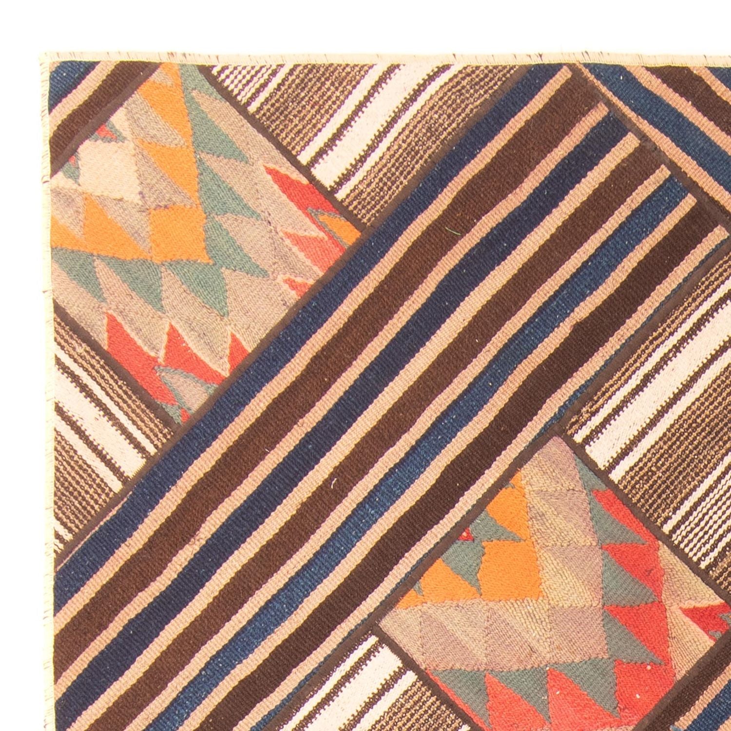 Patchwork Teppich 200 x 150 cm - mehrfarbig