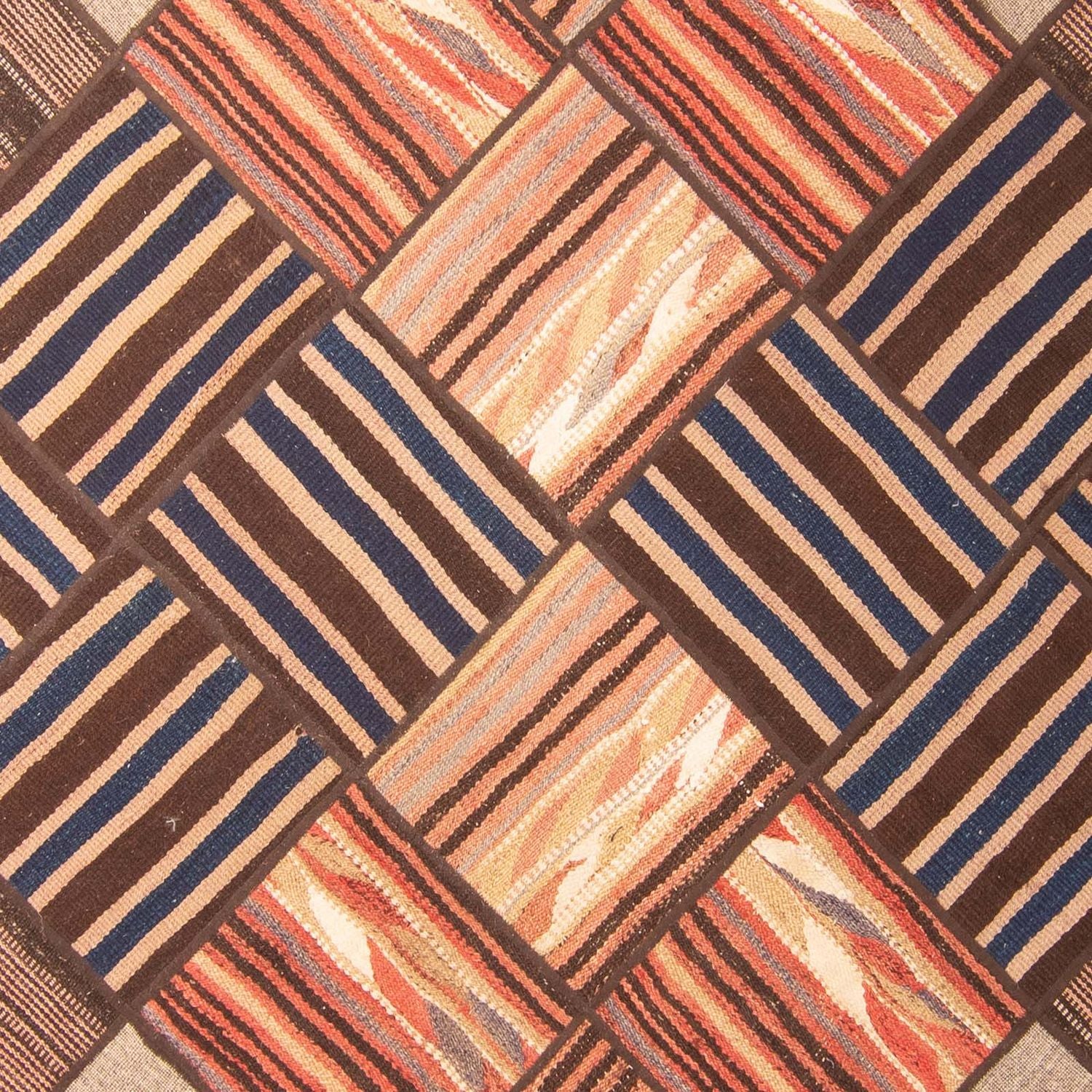 Patchwork Teppich 200 x 150 cm - mehrfarbig