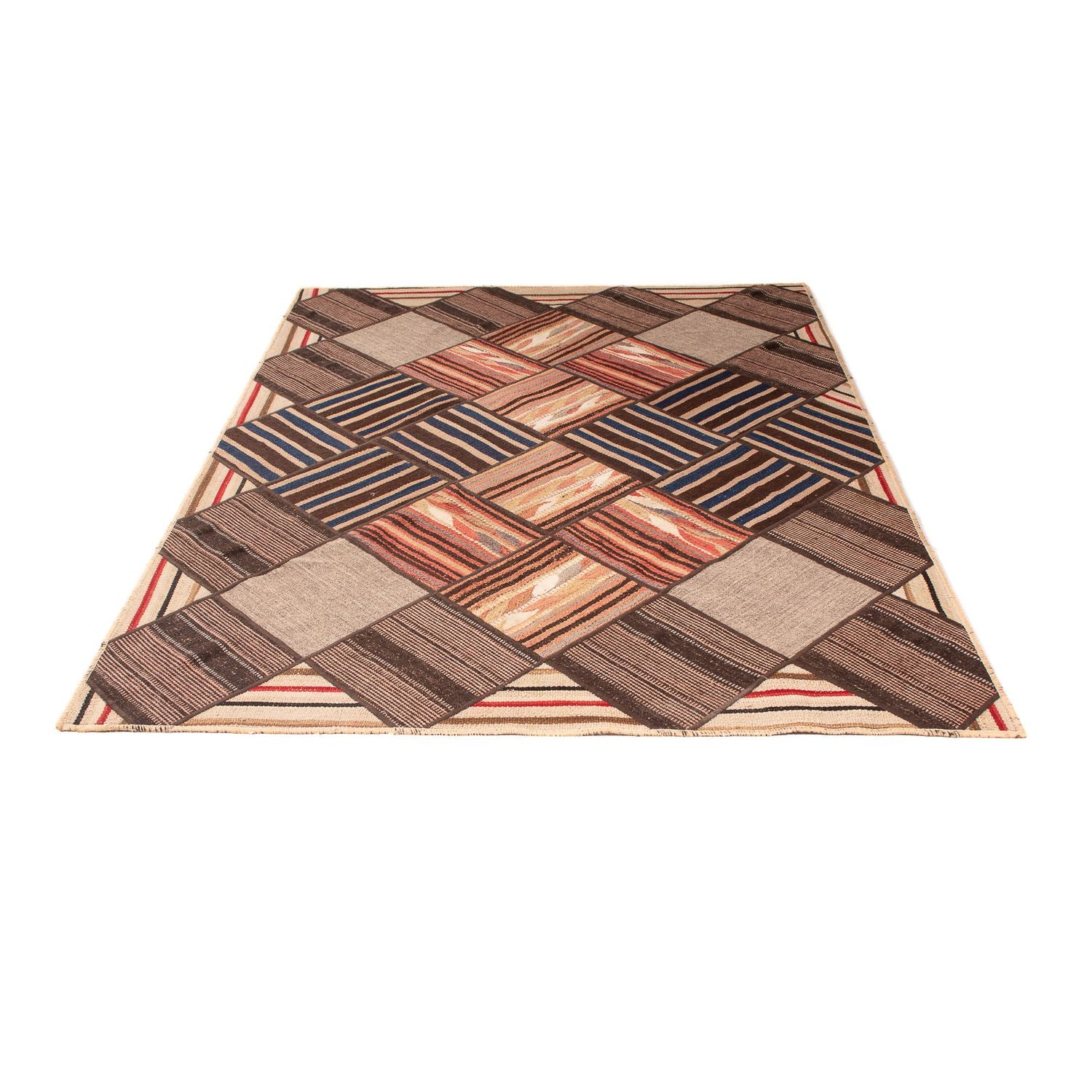 Patchwork Teppich 200 x 150 cm - mehrfarbig