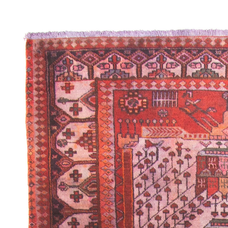 Orientteppich 285 x 150 cm - hellrot