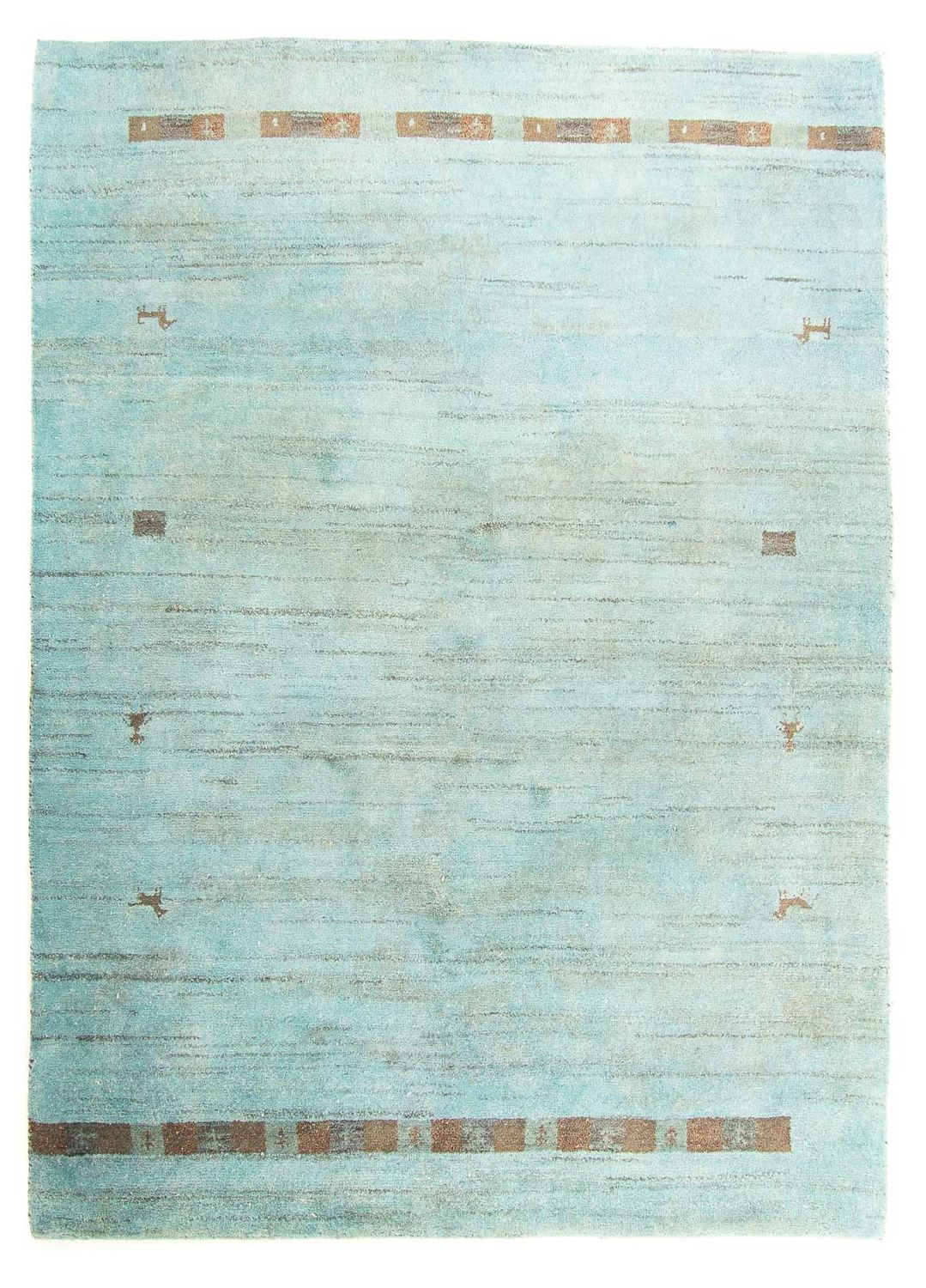 Gabbeh Teppich - Indus 237 x 170 cm - hellblau