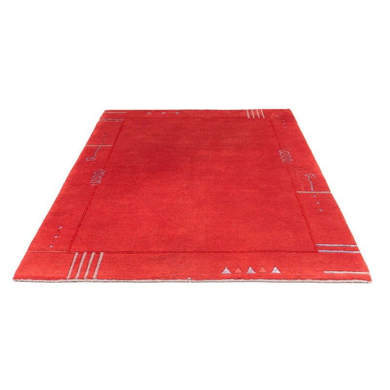 Nepal Teppich 228 x 162 cm - rot