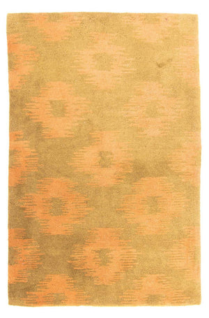 Wollteppich 234 x 148 cm Wohnzimmer Teppich