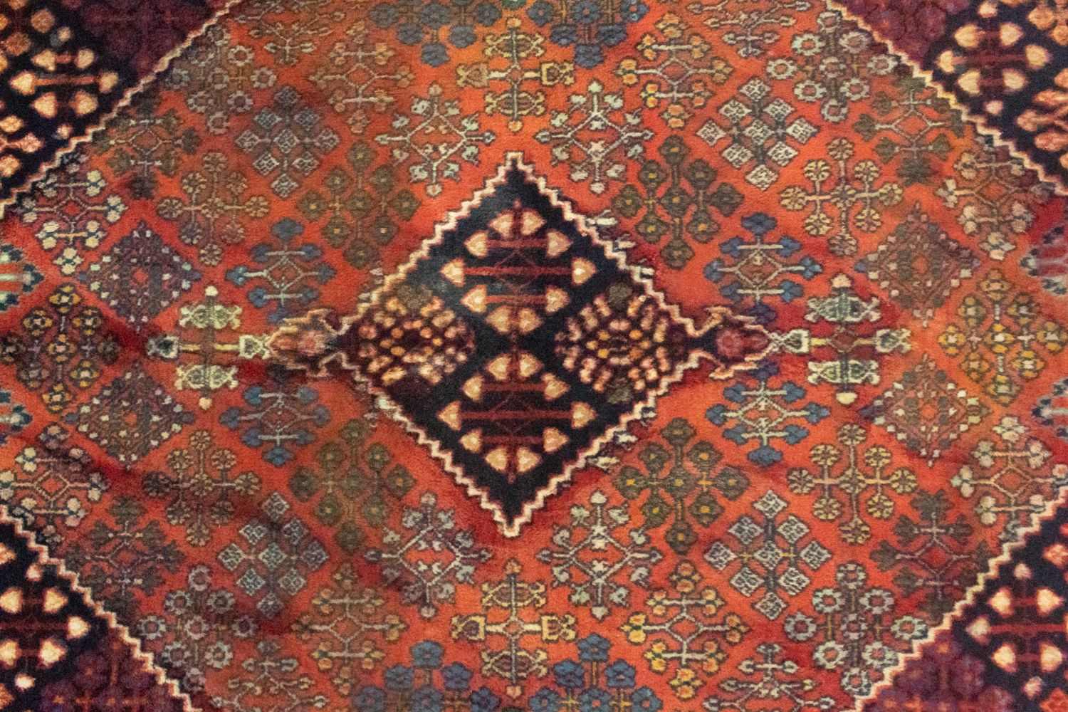 Perserteppich - Nomadic 150 x 103 cm - orange